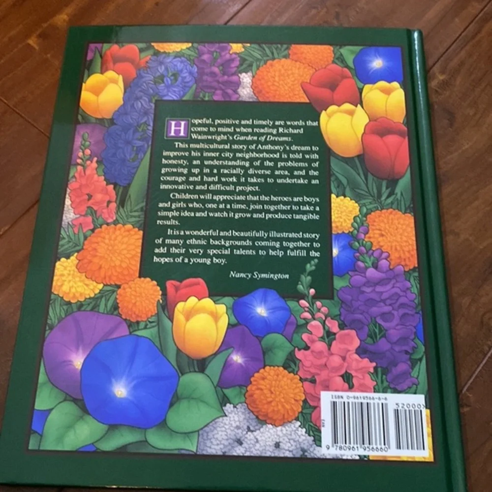 AUTOGRAPHED Garden of Dreams Richard Wainwright‎ hardcover children’s book
